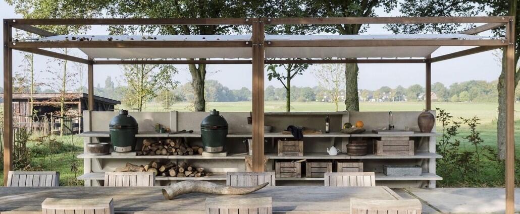 Uberdachung Outdoorkuche Garten